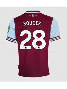 Billige West Ham United Tomas Soucek #28 Hjemmedrakt 2024-25 Kortermet